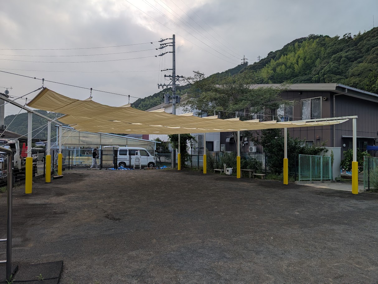 シェード設置工事 施工事例4